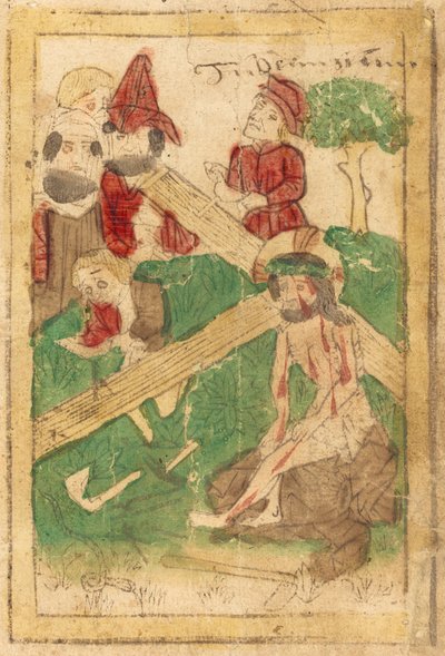 はりつけの準備 作： German 15th Century