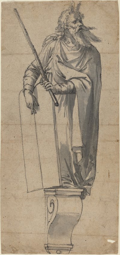 モーセの彫刻 作： German 16th Century