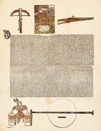 ブロードサイド: 武器コンテストへの招待 作： German 16th Century