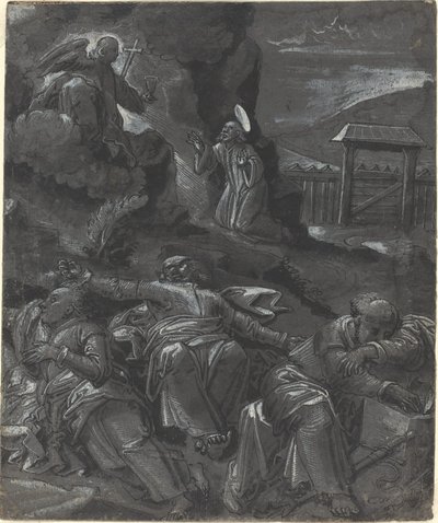 ゲッセマネの園のキリスト 作： German 16th Century