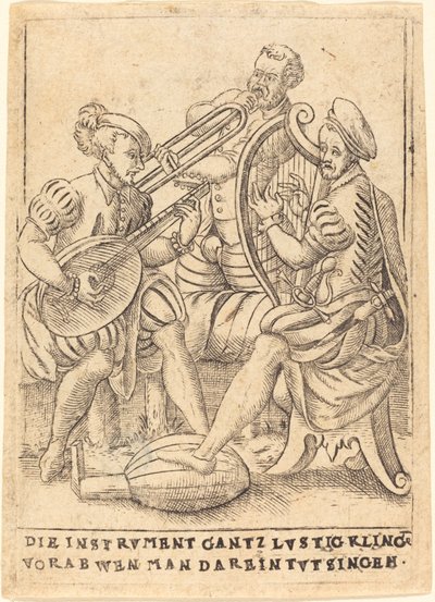 あなたがそれに歌うと、楽器は前もって非常に面白い音を出しますtvt 作： German 16th Century