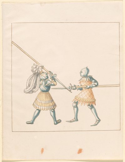Freydal、The Book of Jousts and Tournament of Jousts and Tournament of Emperor Maximilian I: Combats on Foot (Jousts)(Volume III): Plate 147 作： German 16th Century