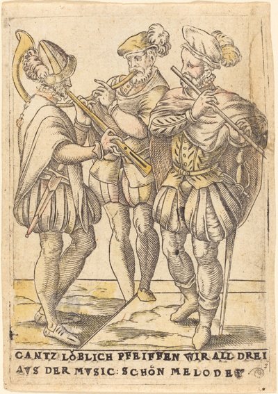 Gantz loblich Pfeiffen we all three avs de Mvsic: Schon Melodey 作： German 16th Century