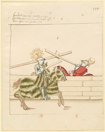 イタリアの平和の馬上槍試合 作： German 16th Century