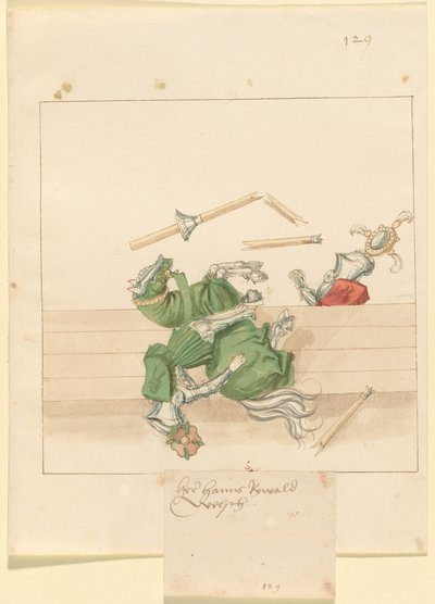 イタリアの平和の馬上槍試合 作： German 16th Century