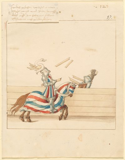 イタリアの平和の馬上槍試合 作： German 16th Century