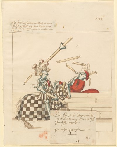 イタリアの平和の馬上槍試合 作： German 16th Century