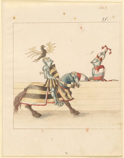 イタリアの平和の馬上槍試合 作： German 16th Century