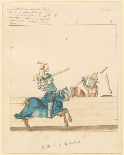 イタリアの平和の馬上槍試合 作： German 16th Century