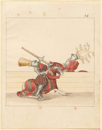 イタリアの平和の馬上槍試合 作： German 16th Century