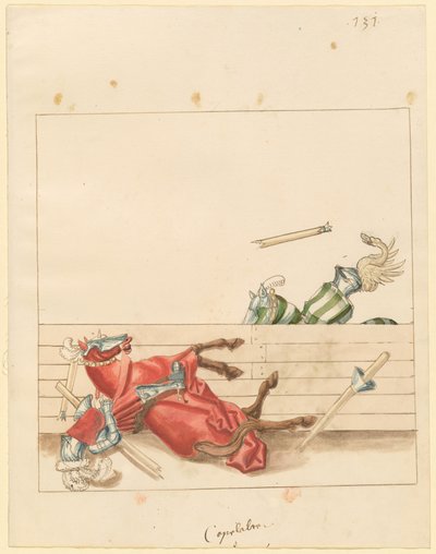 イタリアの平和の馬上槍試合 作： German 16th Century