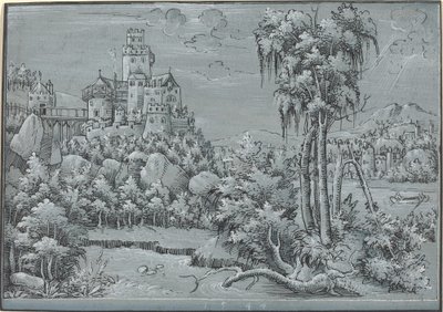お城のある風景 作： German 16th Century