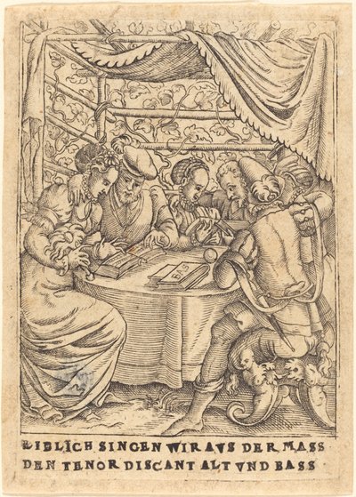 私たちは通常、群衆の前でテナー・ディスカント・アルトとベースを歌います 作： German 16th Century