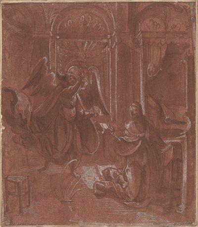 受胎告知 作： German 16th Century