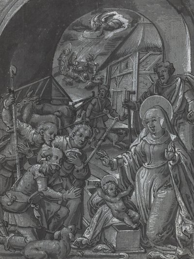 キリストの誕生[裏] 作： German 16th Century