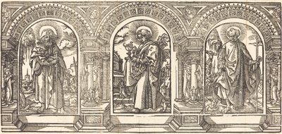 キリストと弟子たち III 作： German 16th Century after Martin Schongauer
