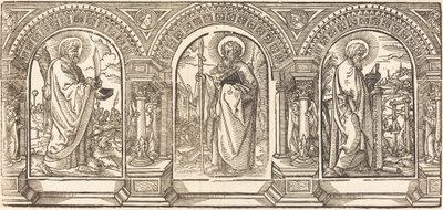 キリストと弟子たち I 作： German 16th Century after Martin Schongauer