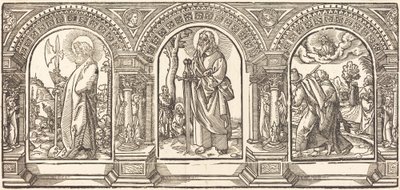 キリストと弟子たち V 作： German 16th Century after Martin Schongauer