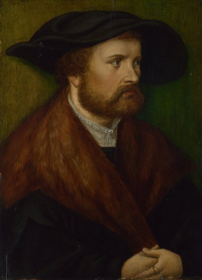 男の肖像、1530年頃 作： German Master