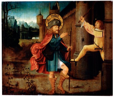 15世紀後半のローマからの聖ロクの追放 作： German Master