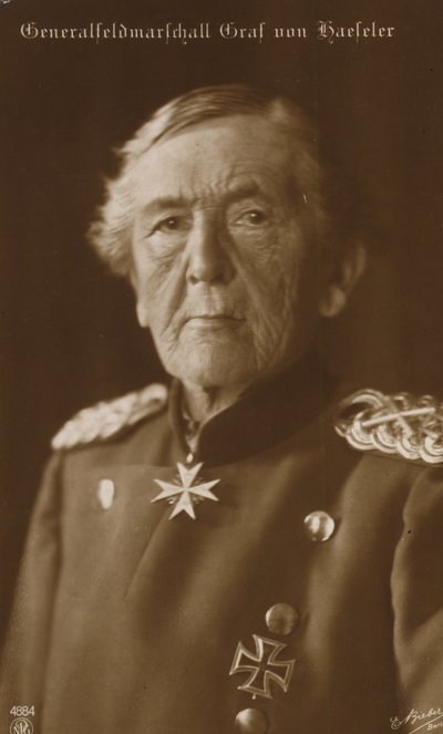 フォン・ヘーゼラー陸軍元帥（モノクロ写真） 作： German Photographer