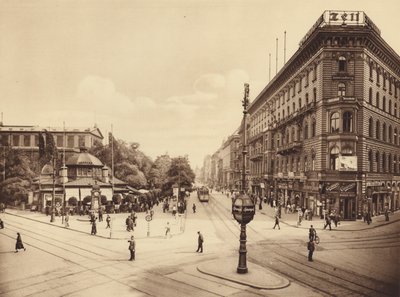 ハノーファー、ゲオルク通り（モノクロ写真） 作： German Photographer