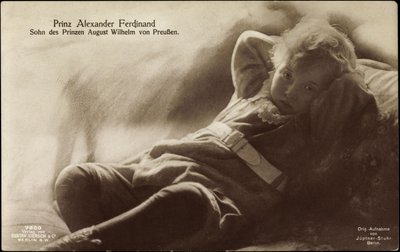 アウグスト・ヴィルヘルムの息子、アレクサンダー・フェルディナンド王子 作： German Photographer