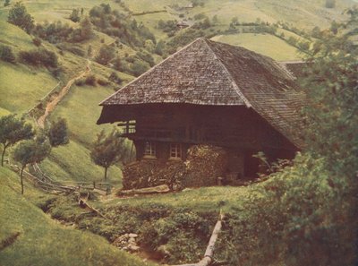 ドイツの伝統的な黒い森の農家（カラー写真） 作： German Photographer