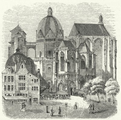 アーヘン大聖堂（彫刻 作： German School