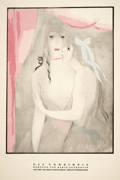 ギャラリー・フレヒトハイムの広告、『Styl』1922年刊より（ポショワール版画） 作： German School