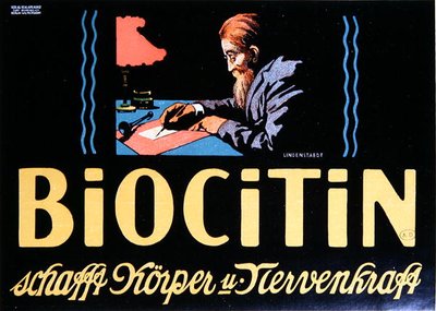 Tranquillizer「Biocitin」の広告（ベルリン 作： German School