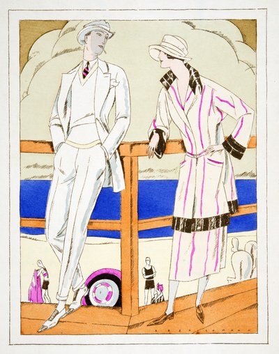 Ammeer、Gerard BresserによるOutfits、Styl, pub.1922より（ポショワールプリント 作： German School