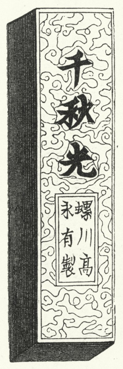 古代中国の文字（彫刻 作： German School