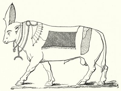 古代エジプトの聖なる雄牛「アピス」（彫刻作品 作： German School