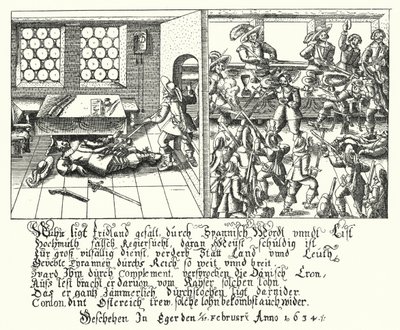 アルブレヒト・フォン・ヴァレンシュタインの暗殺 作： German School