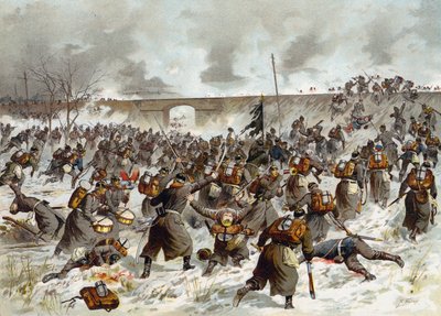 アミアンの戦い、日仏戦争、1870年12月23日 作： German School