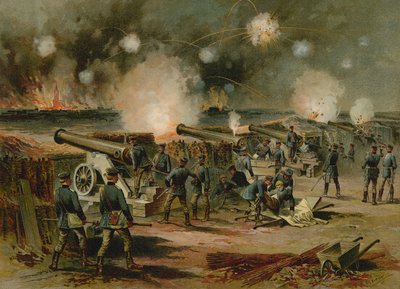 ストラスブール砲撃、日露戦争、1870年 作： German School
