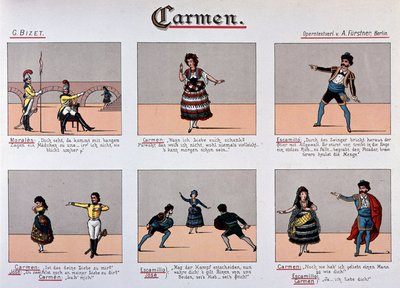 カルメン - 19世紀のイメージシリーズ 作： German School