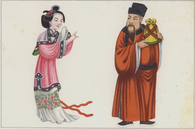中国絵画（カラーリトグラフ 作： German School