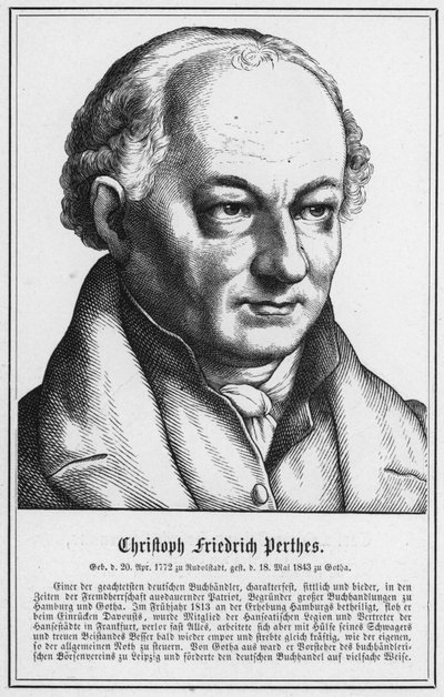 クリストフ・フリードリヒ・ペルトス（彫刻 作： German School