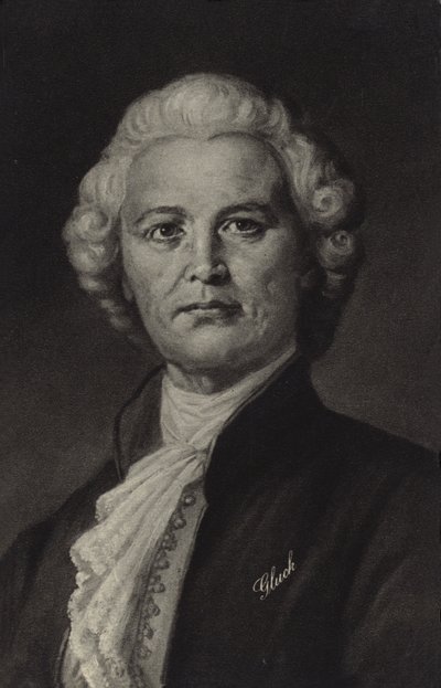 クリストフ・ウィリバルド・グラック、初期クラシック時代（1714-1787）のドイツのオペラ作曲家。 作： German School