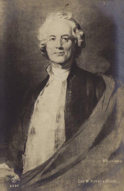 クリストフ・ウィリバルド・グラック、初期クラシック時代（1714-1787）のドイツのオペラ作曲家。 作： German School
