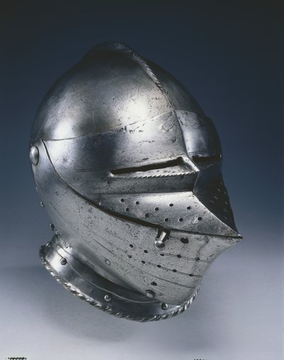 クローズ・ヘルメット 1510-1530年頃 （スチールにブラックペイント 作： German School