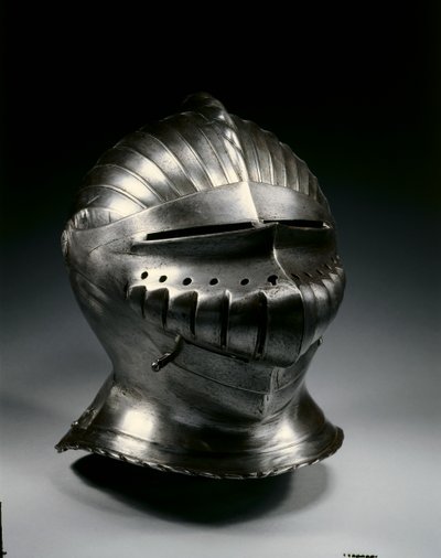 マクシミリアンスタイルのヘルメットを閉じる、c.1510-30 作： German School