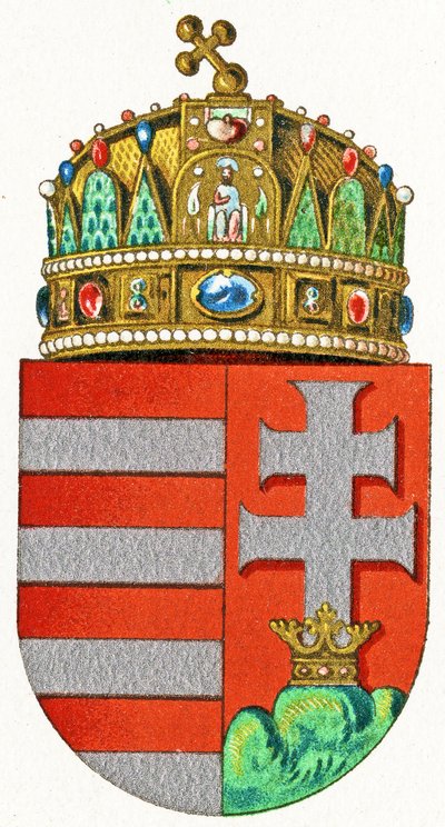 ハンガリーの国章1898年頃 作： German School