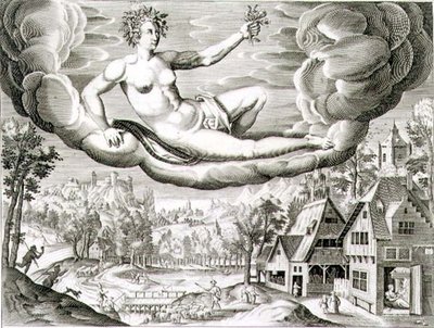 ポール・ファースト(c.1605-66)による「夜明け」(エングレービング) 作： German School