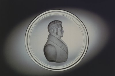 ドミニクビーマン、ボヘミア、1834年に刻まれた肖像画（ガラス） 作： German School
