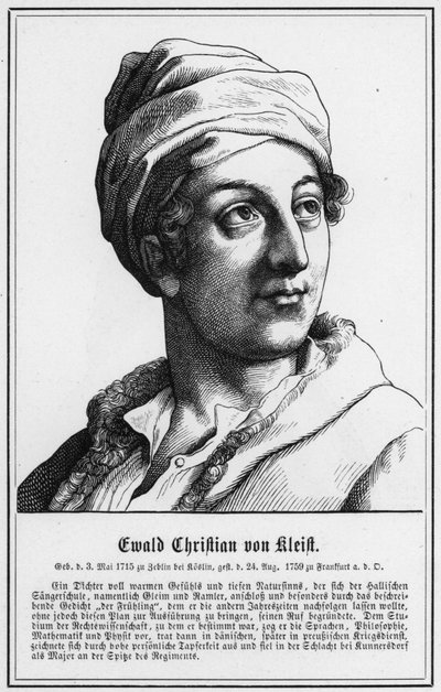 エヴァルド・クリスチャン・フォン・クライスト（彫刻 作： German School