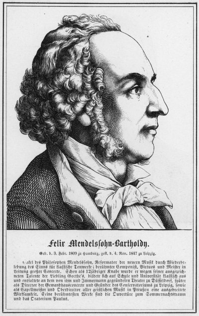 フェリックス・メンデルスゾーン＝バルトルディ（彫刻作品 作： German School