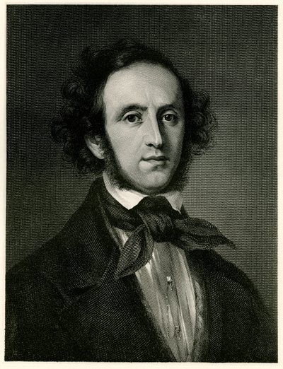 Felix Mendelssohn-Bartholdy、1884-90（フォトタイプ） 作： German School
